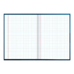 Caderno 1/4 Pequeno Brochura Costurado Sem Mola Capa Dura 96 Folhas Quadriculado 7x7mm Zip - Estampa