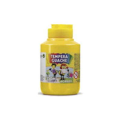 Tinta Guache 250ml -  amarelo Ouro