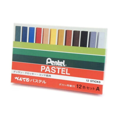 Giz Pastel Seco 12 Cores