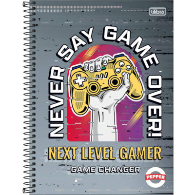 Caderno UniversitÁrio Grande Capa Dura 160 Folhas 10 MatÉrias Pepper - Estampas Diversas