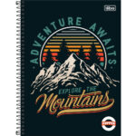 Caderno UniversitÁrio Grande Capa Dura 160 Folhas 10 MatÉrias Pepper - Estampas Diversas