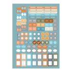 Caderno Universitário Grande Espiral Capa Dura 80 Folhas 1 Matéria Flork - Estampas Sortidas