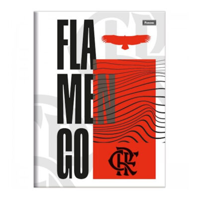 Caderno Universitário Grande 80 Folhas Flamengo - Estampas Diversas