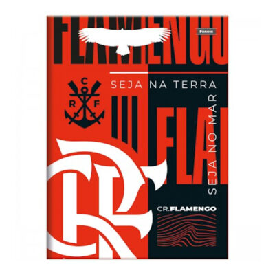 Caderno Universitário Grande 80 Folhas Flamengo – Estampas Diversas
