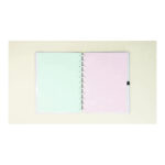 Refil Caderno Candy Colors Com Pauta Médio Com 40 Folhas 172x231mm