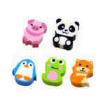 Borracha Mini Animais - Pote Com 20 Unidades Sortidas