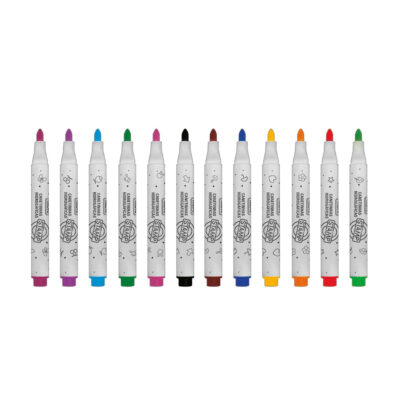 Canetinhas Hidrográficas Stamp Com 12 Cores