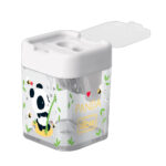 Apontador Panda Com 2 Furos - Cores Sortidas