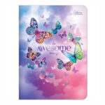 Caderno 1/4 Pequeno Grampeado Capa Flexível Daisy - Estampas Diversas