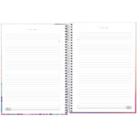 Caderno Espiral Universitário Capa Dura 160 Folhas 10 Matérias Daisy - Estampas Diversas