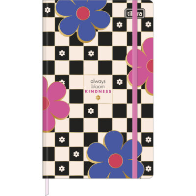 Caderno Pontilhado Costurado Capa Dura Fitto 80 Folhas  check Pop - Estampas Diversass
