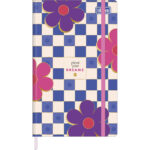 Caderno Pontilhado Costurado Capa Dura Fitto 80 Folhas  check Pop - Estampas Diversass