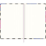 Caderno Pontilhado Costurado Capa Dura Fitto 80 Folhas  check Pop - Estampas Diversass