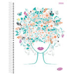 Caderno 1/4 Pequeno Espiral Capa Dura 96 Folhas Kbom - Estampas Diversas