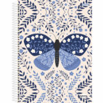 Caderno 1/4 Pequeno Espiral Capa Dura 96 Folhas Kbom - Estampas Diversas