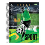 Caderno Universitário Grande 80 Folhas Sport - Estampas Sortidas