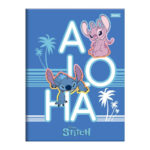 Caderno Universitário Grande Brochura Costurado Sem Mola Capa Dura 80 Folhas Stitch - Estampas Diver