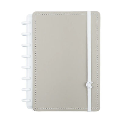 Caderno Inteligente 1/4 A5 Pequeno Espiral Com 80 Folhas - Iced Coffee