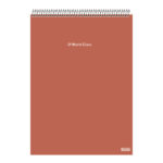 Caderno Espiral Universitário Vertical Com 80 Folhas World Class - Cores Sortidas