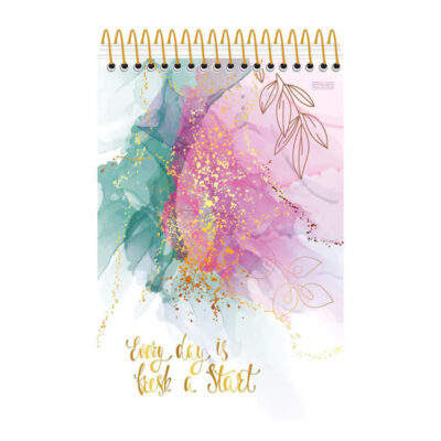 Caderno Espiral Universitário Vertical Com 80 Folhas Mulher – Estampas Sortidas