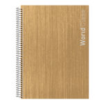 Caderno Universitário Grande Espiral Com 80 Folhas World Classs - Cores Sortidas