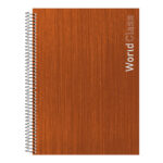 Caderno Universitário Grande Espiral Com 80 Folhas World Classs - Cores Sortidas