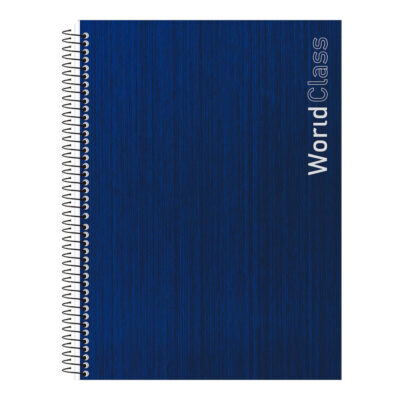 Caderno Universitário Espiral Grande Capa Dura Com 320 Folhas 20 Matérias World Class - Cores Sortid