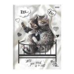 Caderno Universitário Grande Brochura Costurado Sem Mola 48 Folhas My Pets - Estampas Sortidas