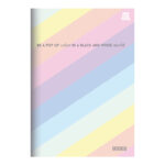 Caderno 1/4 Pequeno Costurado Capa Flexível Cristales - Estampas Sortidas