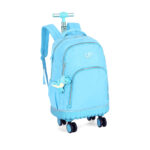 Mochilete Laptop Com Rodinhas - Azul