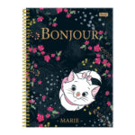 Caderno Universitário Grande 80 Folhas Marie - Estampas Sortidas