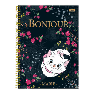 Caderno Universitário Grande 80 Folhas Marie - Estampas Sortidas