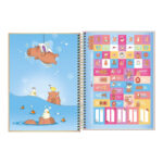 Caderno Universitário Grande Capa Dura 80 Folhas Capyclub - Estampas Sortidas