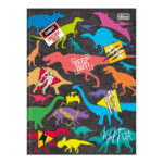 Caderno Brochura Costurado Sem Mola Universitário 80 Folhas Raptor - Estampas Sortidas