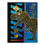 Caderno Brochura Costurado Sem Mola Universitário 80 Folhas Raptor - Estampas Sortidas