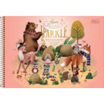 Caderno Desenho E Cartografia Espiral 80 Folhas Loveland - Estampas Diversas