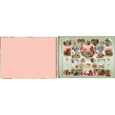 Caderno Desenho E Cartografia Espiral 80 Folhas Loveland – Estampas Diversas