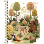 Caderno Espiral Capa Dura Colegial 80 Loveland - Estampas Diversas