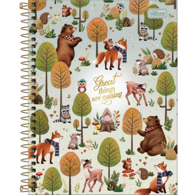 Caderno Espiral Capa Dura Colegial 80 Loveland – Estampas Diversas