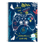 Caderno Quadriculado Espiral Capa Dura Universitário 96 Folhas D+ : Estampas Diversas