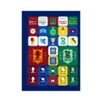 Caderno Colegial Médio Espiral Capa Dura 160 Folhas 10 Matérias Harry Potter - Estampas Sortidas