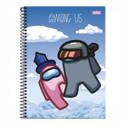Caderno Universitário Grande Espiral 80 Folhas Among - Estampas Diversas