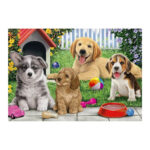 Quebra-Cabeça Com 30 Peças - Cachorros Fofinhos