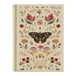 Caderno Universitário Grande Espiral 80 Folhas Natureza - Estampas Diversas