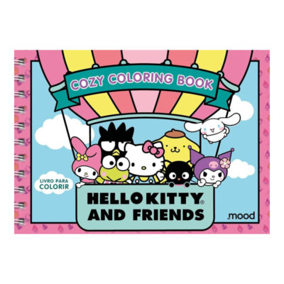 Cozy Coloring Book - Hello Kitty And Friends - Livro De Colorir