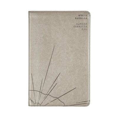Bíblia Sagrada Slim Acf - Luxo - Cinza