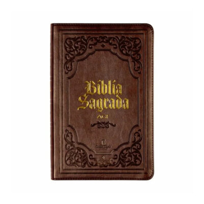 Bíblia Sagrada Slim Acf - Luxo - Marrom
