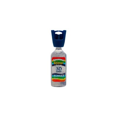 Tinta Dimensional Glitter 35ml - Prata