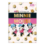 Caderno 1/4 Pequeno Brochura Costurado Sem Mola 48 Folhas Minnie Top - Estampas Sortidas