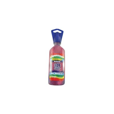 Tinta Dimensional Glitter - Vermelho